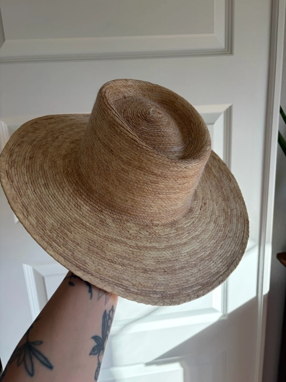 Straw Wide Brim Hat - Picture 2 of 7